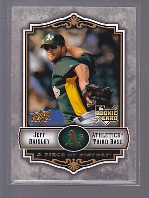 2009 Upper Deck A Piece of History ROOKIE #104 JEFF BAISLEY *stk0156