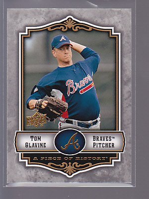 2009 Upper Deck A Piece of History #7 TOM GLAVINE *stk0150