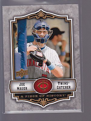 2009 Upper Deck A Piece of History #55 JOE MAUER *stk0148