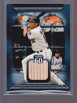Mets Roberto Alomar 2011 Topps 60 Relic Bat Card *stk0146