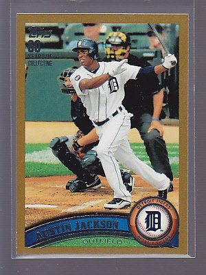 2011 Topps GOLD #781/2011 345 Austin Jackson *stk0140