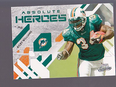 2009 Absolute HEROES RICKY WILLIAMS *stk0127