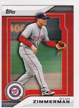 2011 TOPPS TARGET RYAN ZIMMERMAN INSERT #THP21 --bb0092
