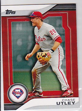 2011 Topps Red Ruby THP7 Chase Utley Target Rare --bb0089
