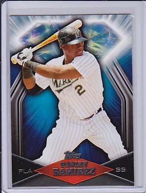 2011 Topps Blue Diamond Hanley Ramirez BDW 4 WALMART --bb0098