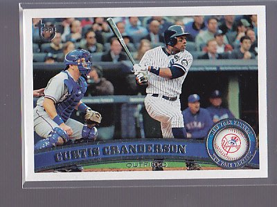 2011 TOPPS Curtis GRANDERSON rare Retro Brown Back exclusive ______ (stkbb14)