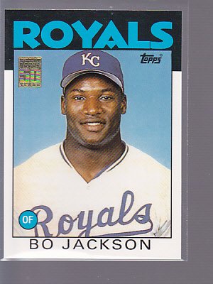 2001 Topps BO JACKSON #50T Royals Reprint #20 ___________ (stkbb2)