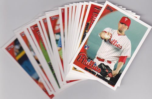 Champs??? PHILADELPHIA PHILLIES 19 Card team set 2010 TOPPS Series 1 &