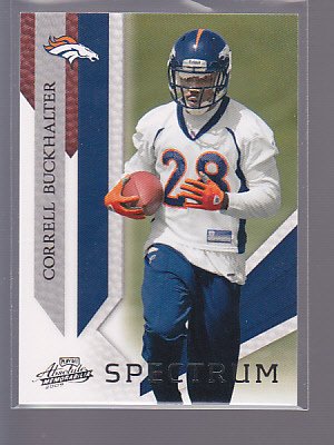 Correll BUCKHALTER 2009 Absolute Memorabilia Spectrum Black # 29/50 (50 made)