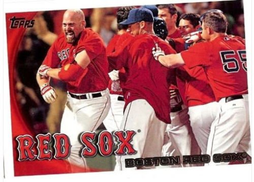 2010 Topps BOSTON RED SOX series 2 Team set = 14 card Set!