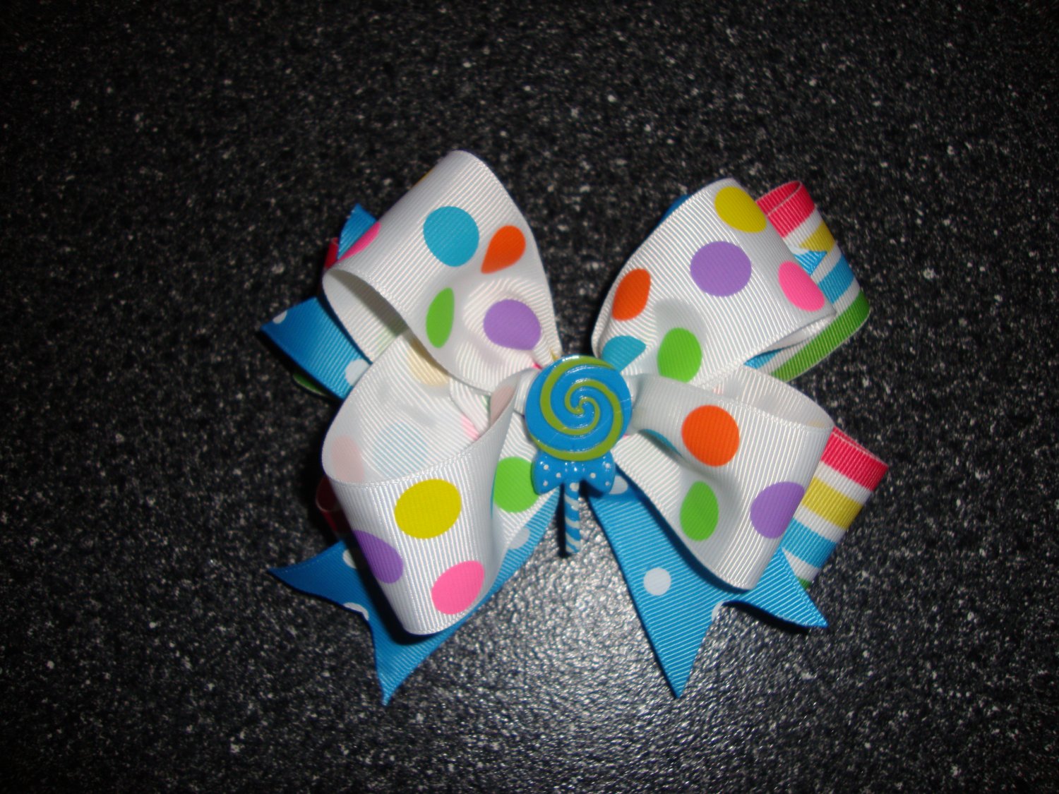 Lollipop hairbow