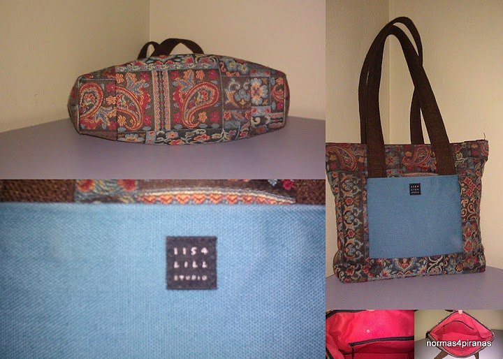 Lisa Lill Studio Tote/Shoulder Bag ** 10"x12"x3"
