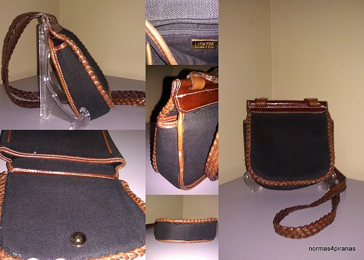 Lisette braided leather shoulder strap crossbody bag
