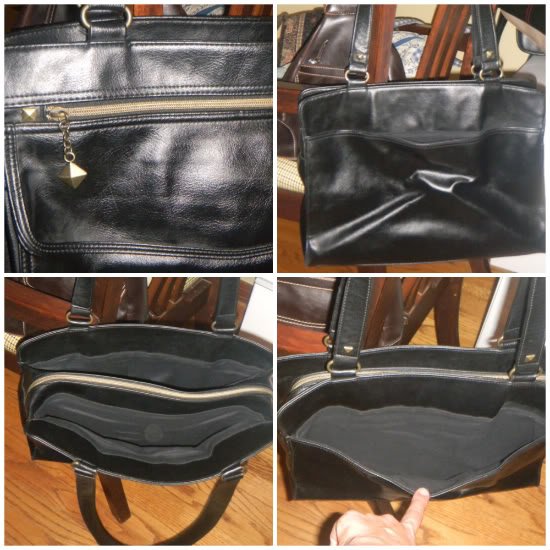 Nine West Black Tote/Shoulderbag/Briefcase