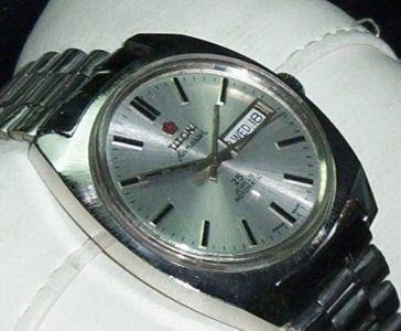 MEN TITONI AIRMASTER 25J ROTOMATIC NEAR MINT WORK S/S EXTREMLY RARE