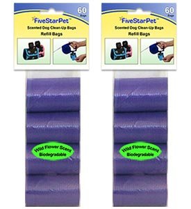 420 PURPLE Dog Waste Bags - Cored Refills