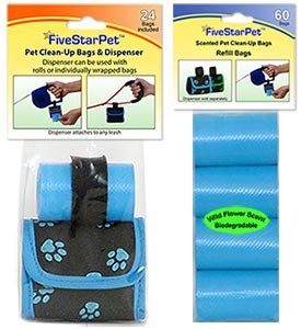 Blue Paw Dispenser + 315 Waste Bags
