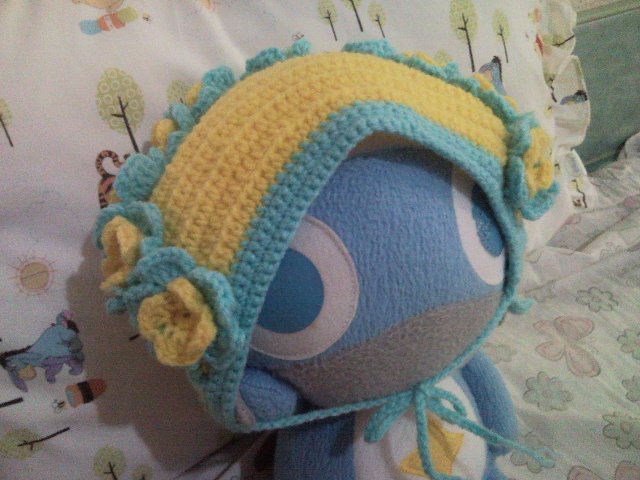 Free Shipping - Sweet Crochet Hat (Headkerchief) for Girl
