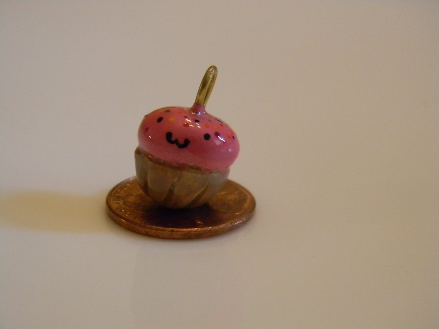 Tickled Pink Cupcake Charm