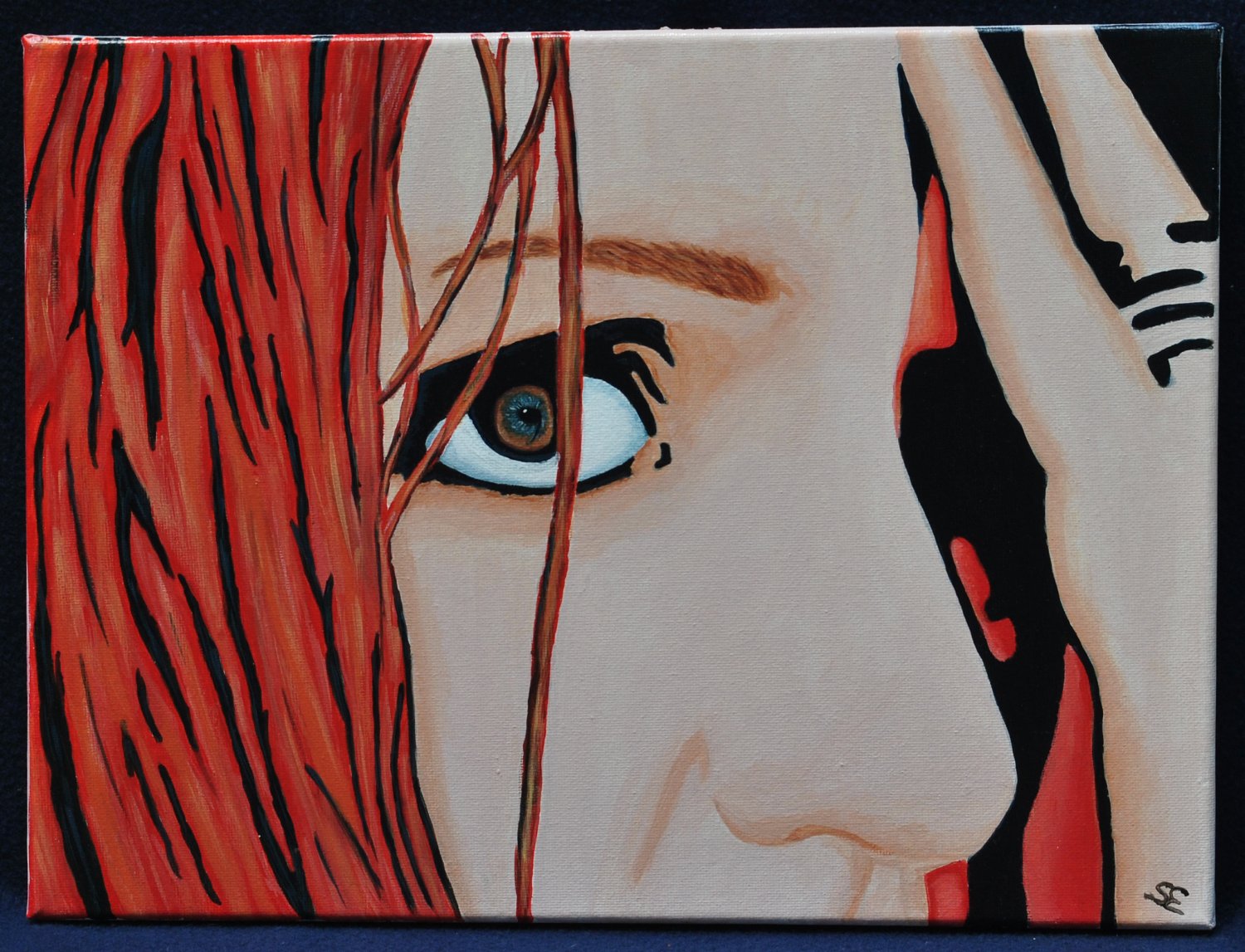 Girl on Canvas