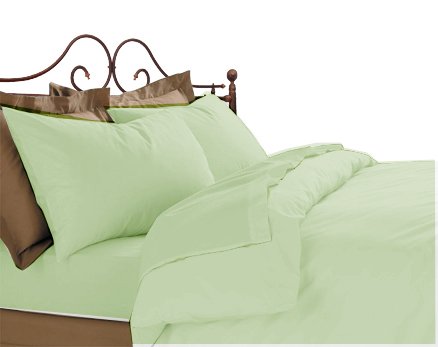 100% Egyptian Cotton 600 TC Sheet set Stripe king sage