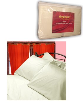 300 TC Sheet set 100% pure Cotton Solid Full Ivory