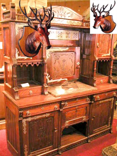 Leather Barahsinga......the beautiful decor