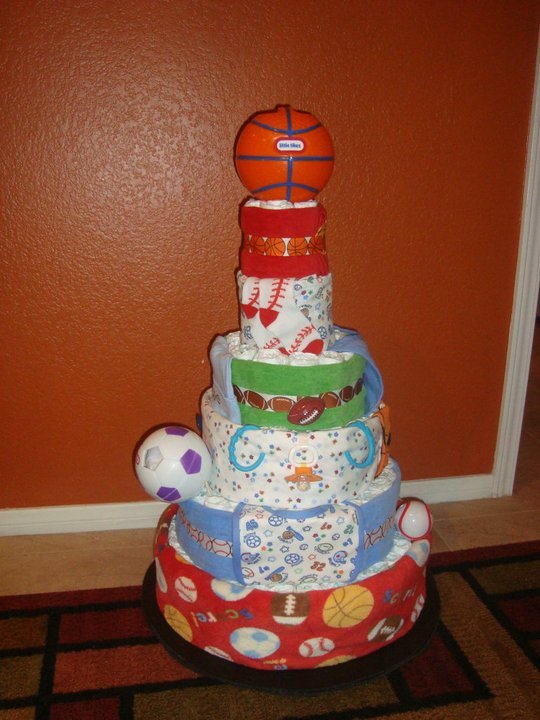 All Star Sport! Diaper Cake