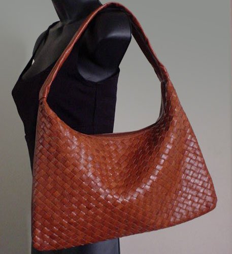 Woven Leather Hobo Bag by Koi Bags FREE Shipping