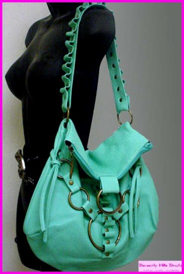 Butterfly Satchel, Ocean Blue FREE Shipping