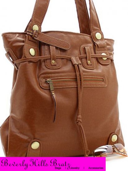 Parina Style Tote, Cognac FREE Shipping