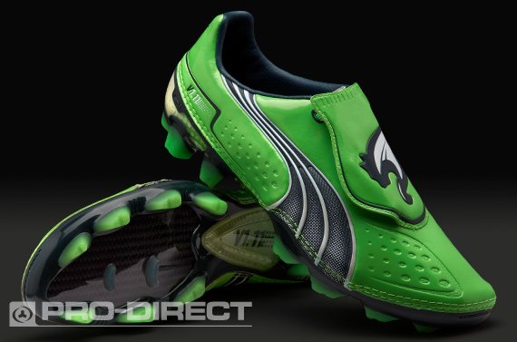 Puma V1.11 i FG - Green/Navy/White