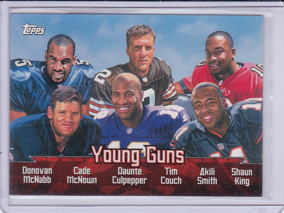 2000 TOPPS YOUNG GUNS MCNABB CULPEPPER