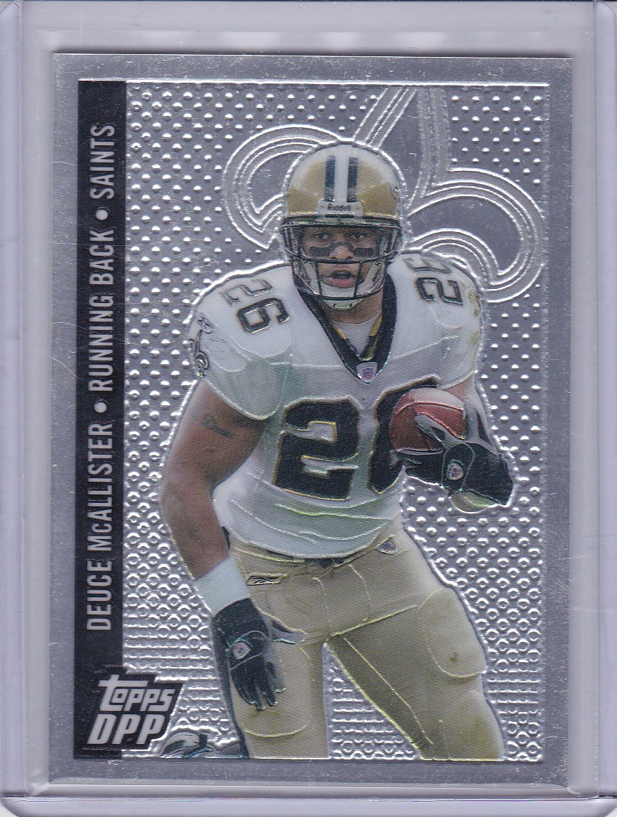 DEUCE MCALLISTER 2006 TOPPS DPP CHROME BLACK
