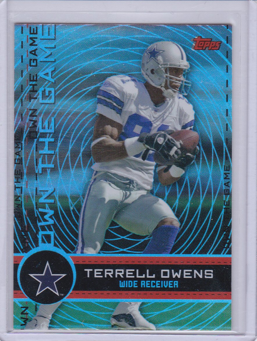 TERRELL OWENS2007 TOPPS OWN THE GAME