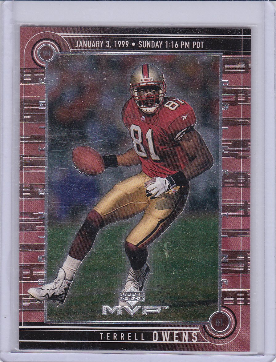 TERRELL OWENS 1999 UPPER DECK MVP DRIVE TIME