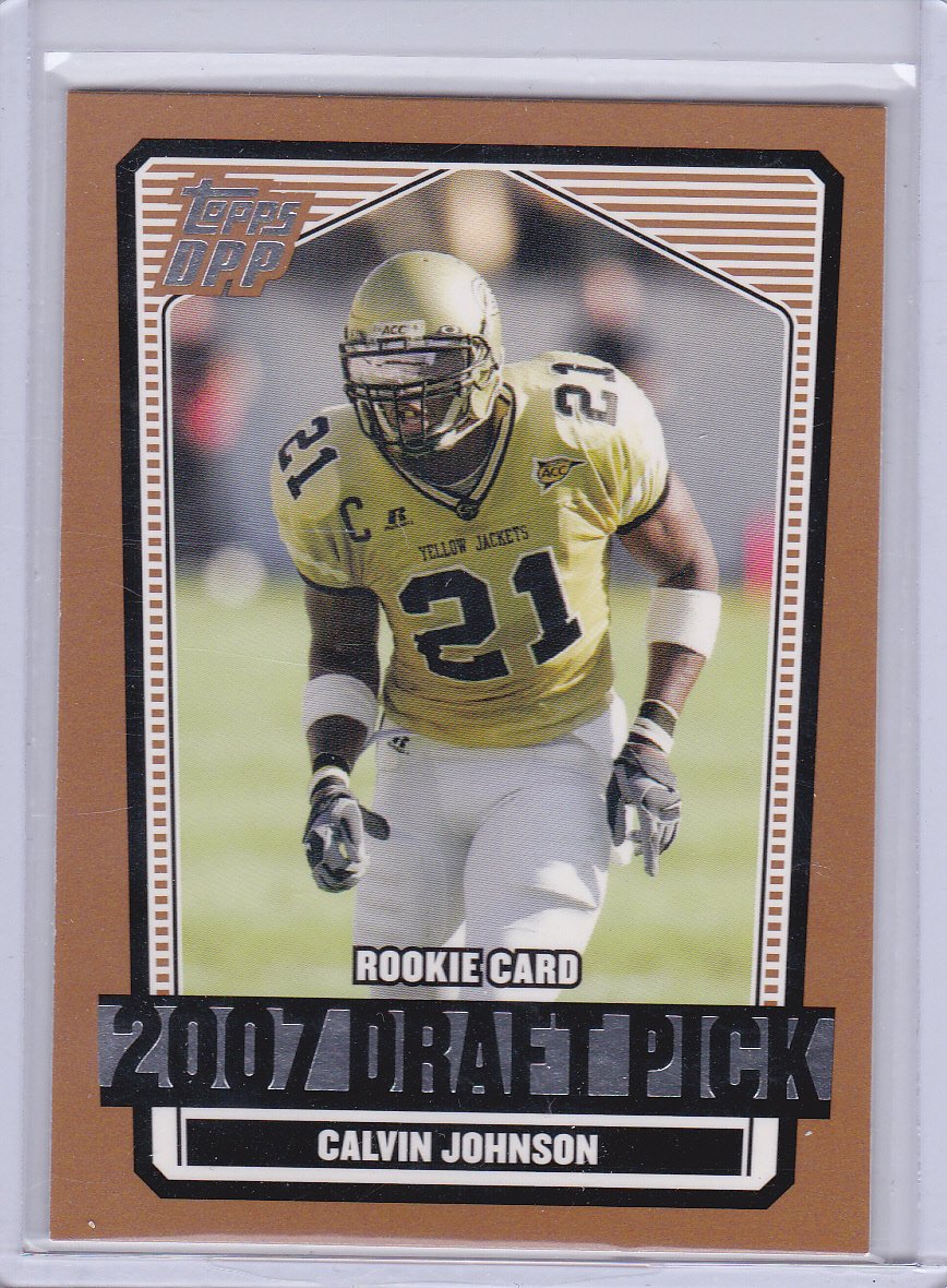 CALVIN JOHNSON 2007 TOPPS DPP ROOKIE