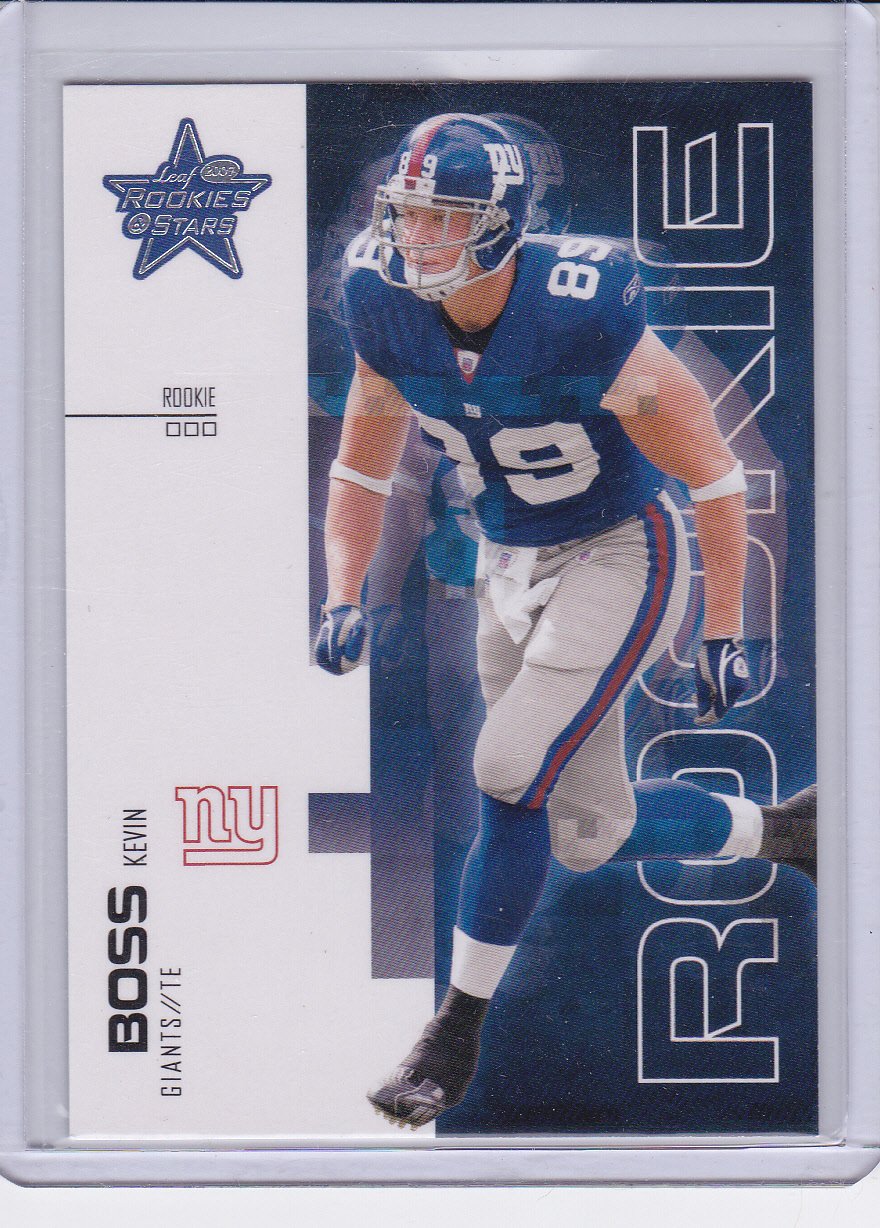 KEVIN BOSS 2007 LEAF ROOKIES AND STARS ROOKIE #/999