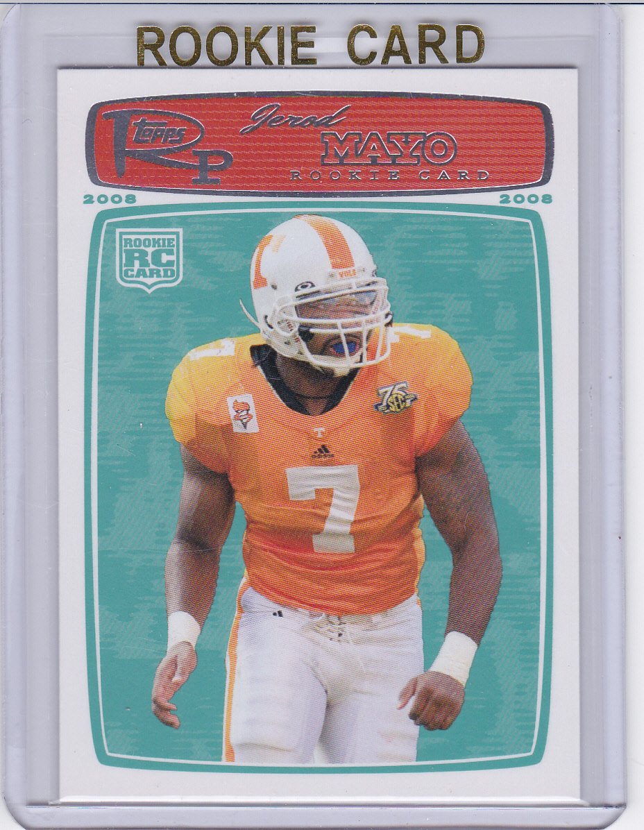 JEROD MAYO 2008 TOPPS ROOKIE PROGRESSION ROOKIE