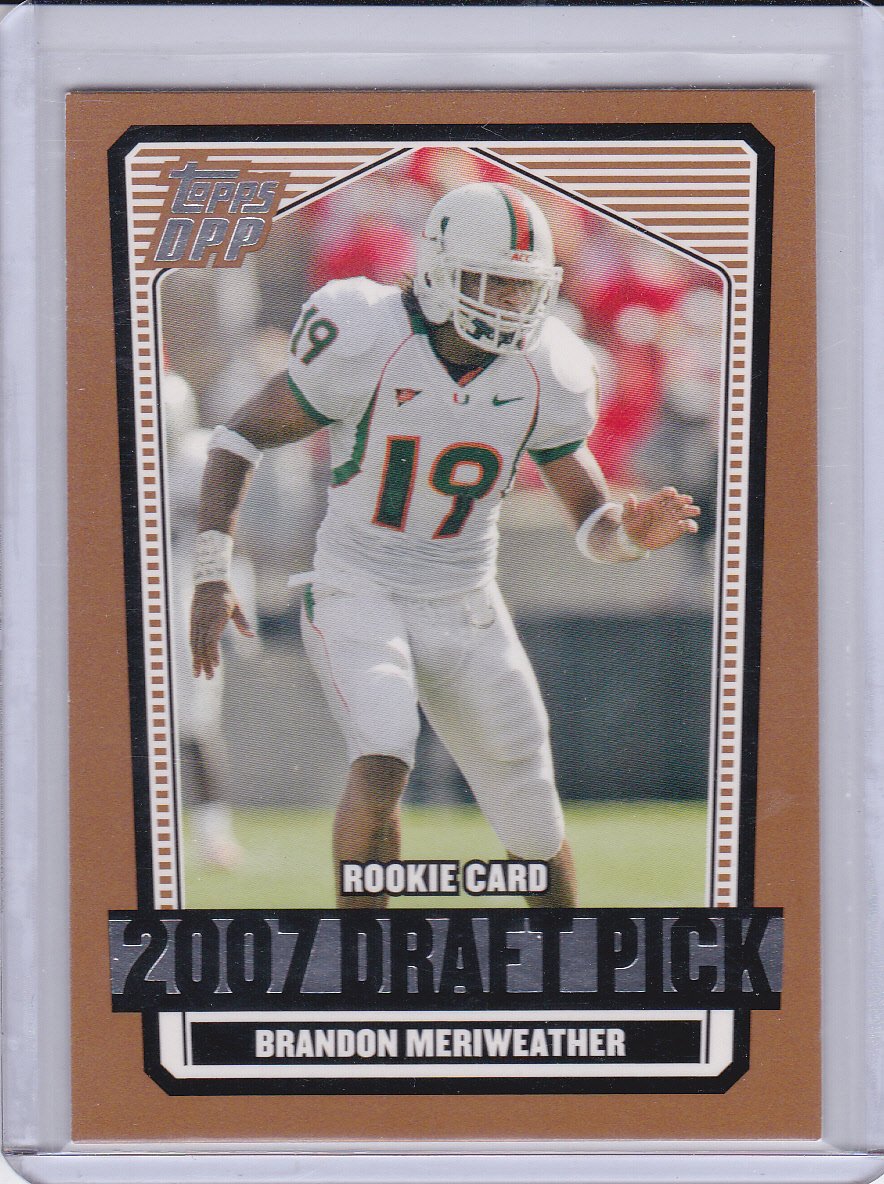 BRANDON MERRIWEATHER 2007 TOPPS DPP ROOKIE