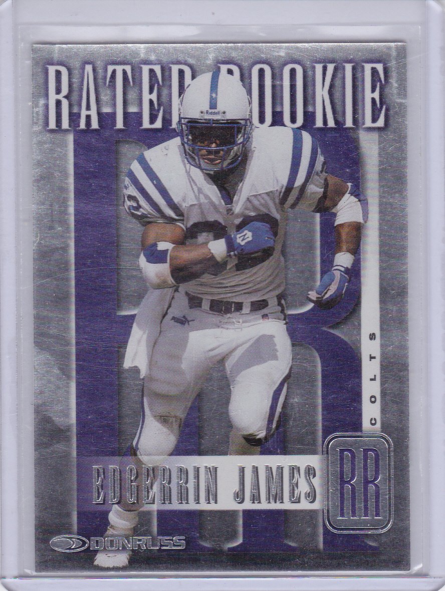 EDGERRIN JAMES 1999 DONRUSS RATED ROOKIE #/5000