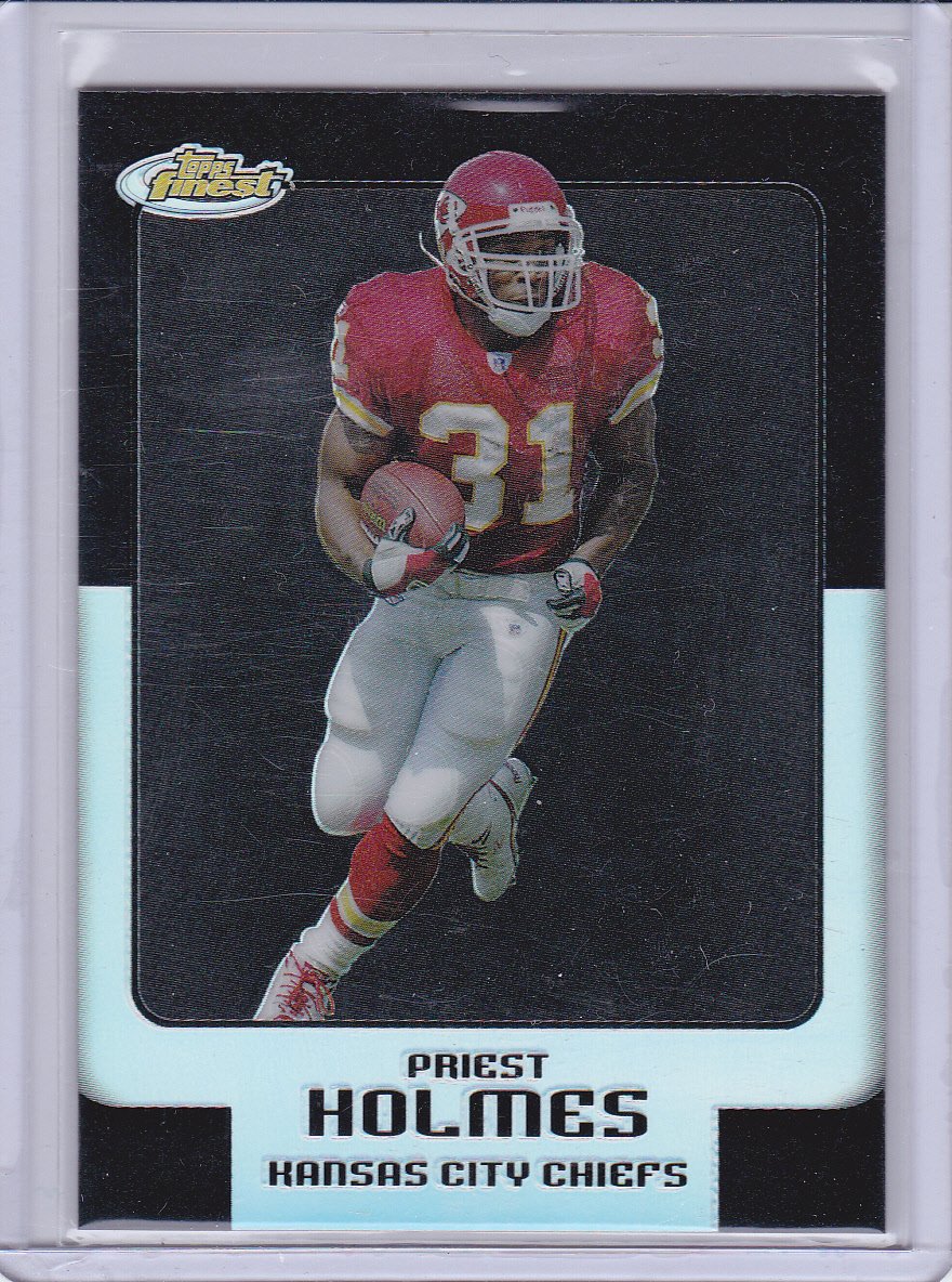 PRIEST HOLMES 2006 FINEST BLACK REFRACTOR #/99