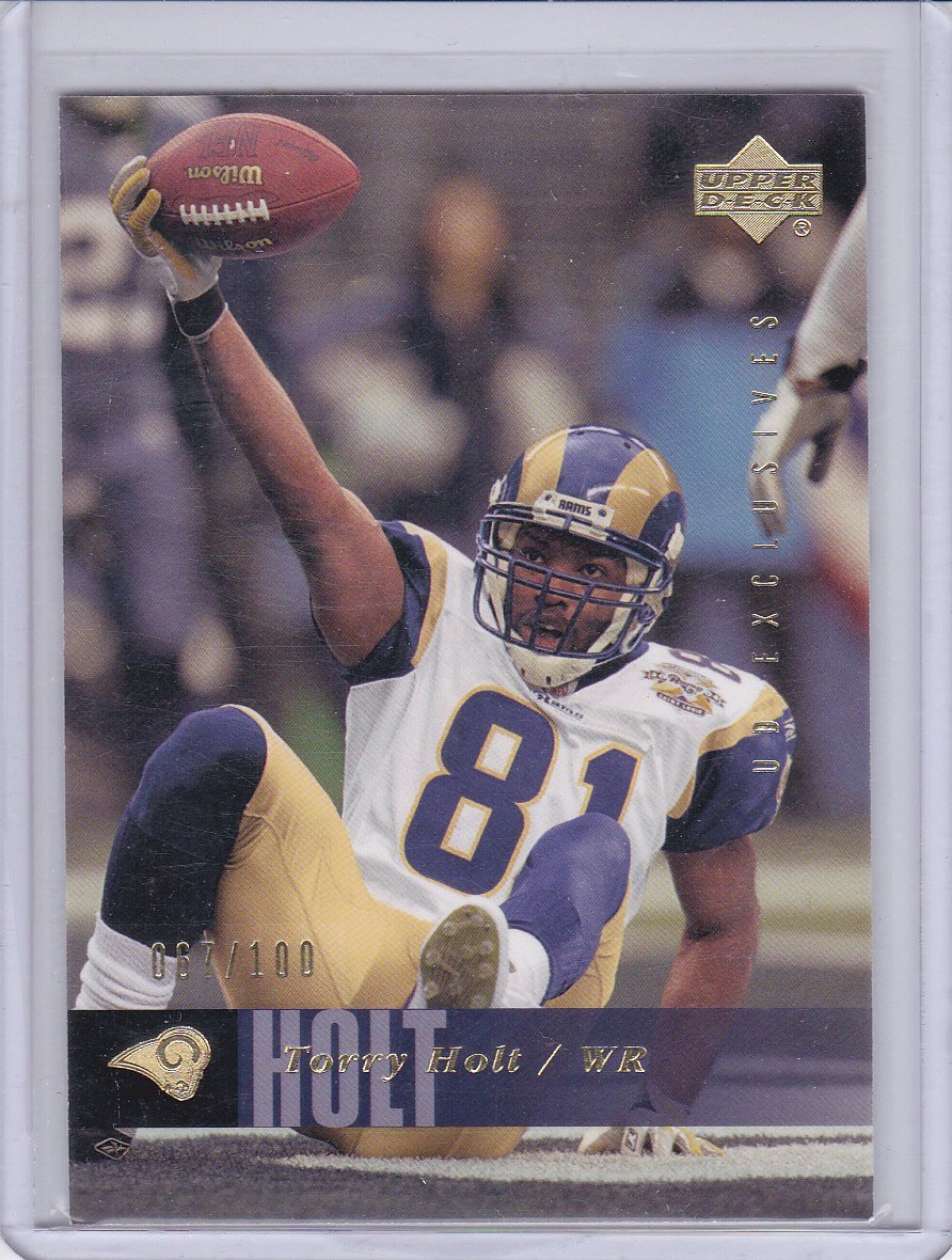 TORRY HOLT 2006 UPPER DECK EXCLUSIVES GOLD #/100