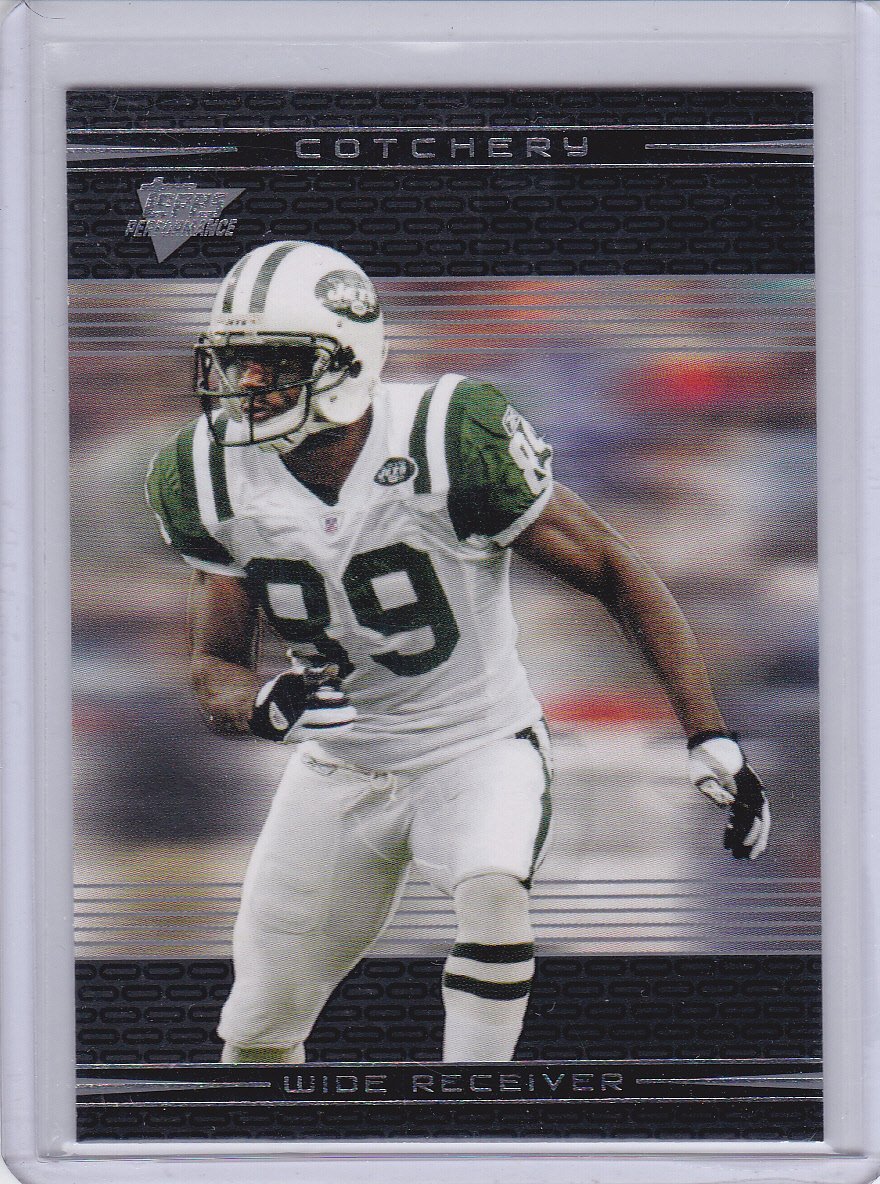JERRICHO COTCHERY 2007 TOPPS PERFORMANCE SILVER #/50