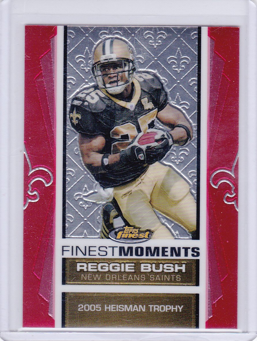REGGIE BUSH 2007 FINEST FINEST MOMENTS #/899