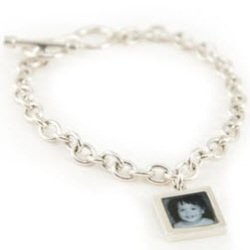 Sterling Silver Bracelet (One Charm)
