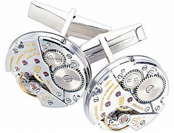 Circular Watch Cuff Links