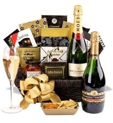 Champagne Wishes Gift Basket