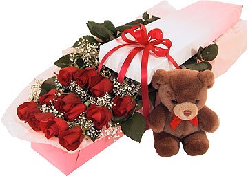Romantic Roses - I Love You Flowers