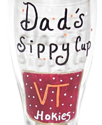 Daddys Sippy Cup Hand Painted Beer Pilsner Choose Your Favorite Team